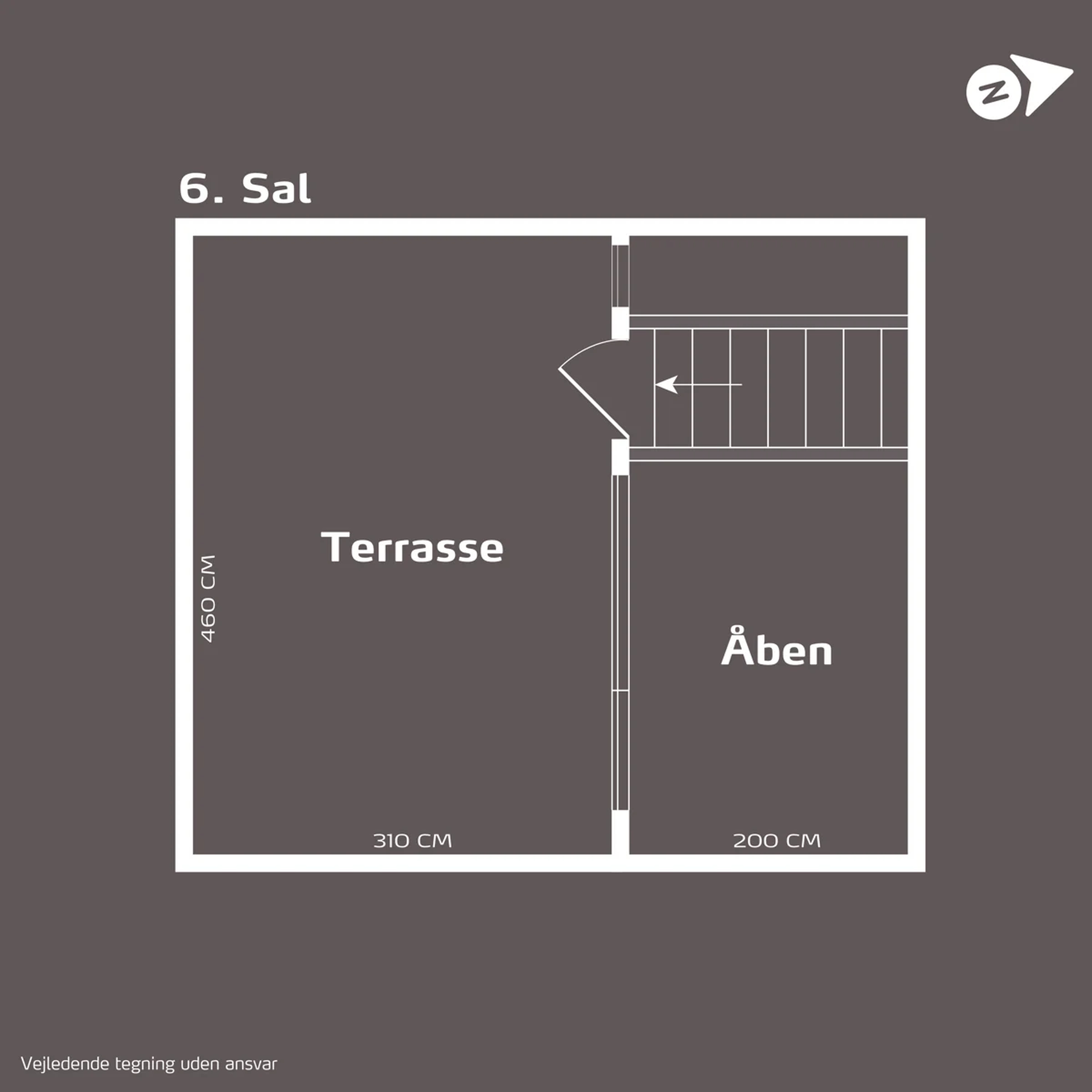 6. sal — tagterrasse