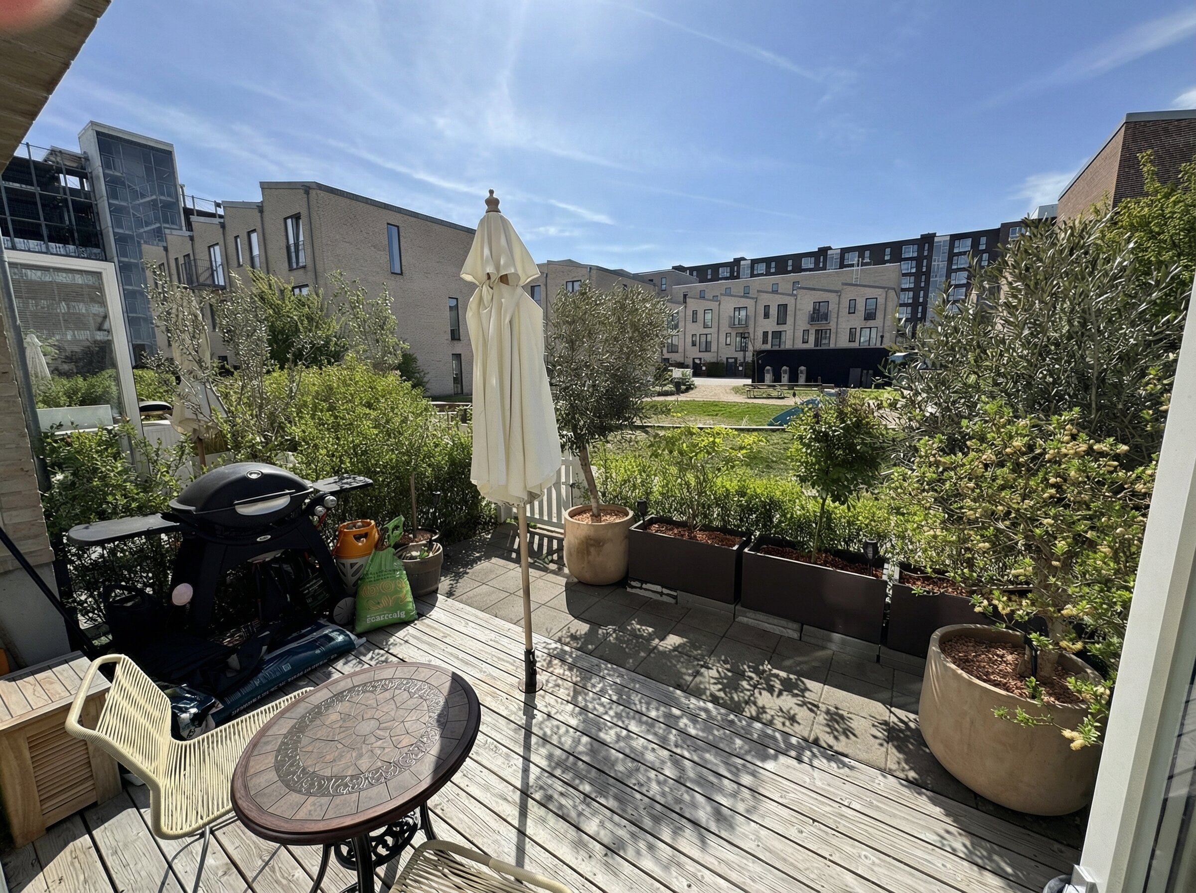 Forhave med gårdmiljø